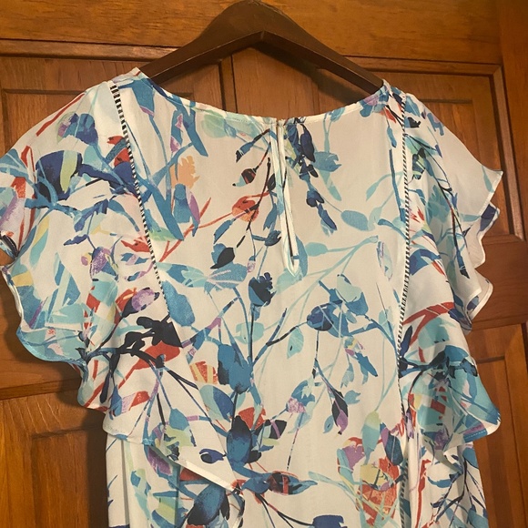 Parker Lana Drop Waist Silk Dress in Catalonia size XS - Picture 15 of 16